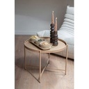 Table taupe - 40x40x49cm - PRESENT TIME