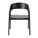 Chaise Naga bois de frêne/corde noire-J-LINE