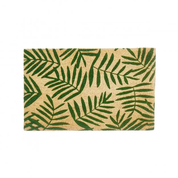 [20-1346] Paillasson feuilles vertes - BAZARDELUXE