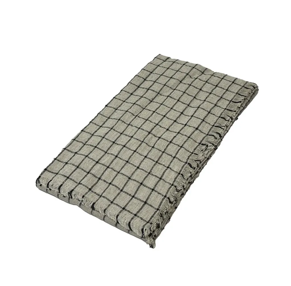 Plaid Linen 2055 - BAZARDELUXE