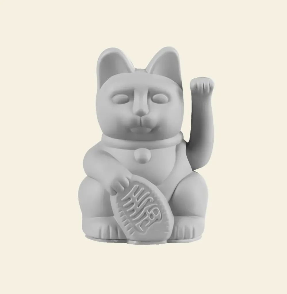 [330542] Lucky cat mini grey - DONKEY
