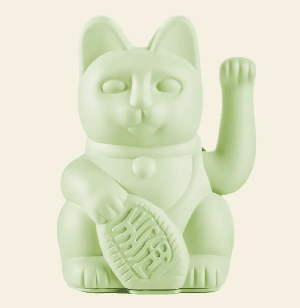 Lucky cat light green - DONKEY