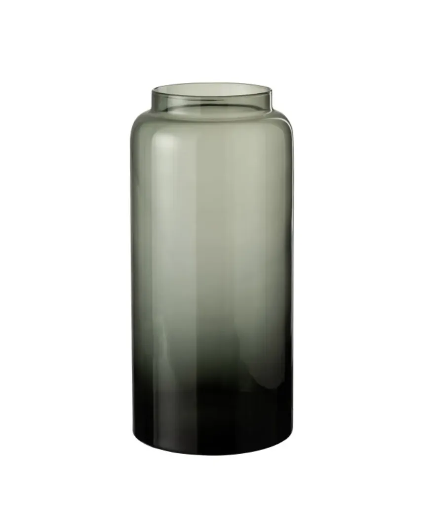 Vase  verre -gris - J-LINE