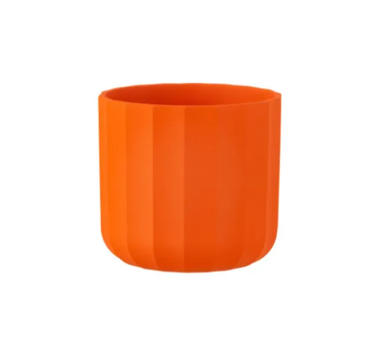 Cachepot céramique orange S - J-LINE