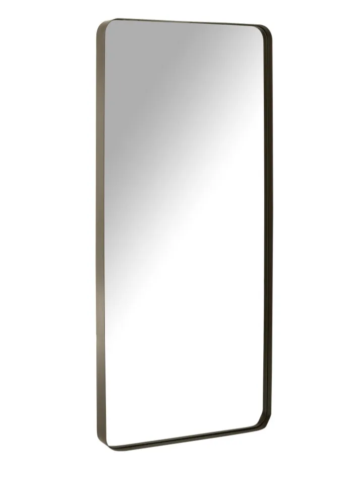 [46331] MIROIR MARKUS MET/VE NOIR L - J-LINE