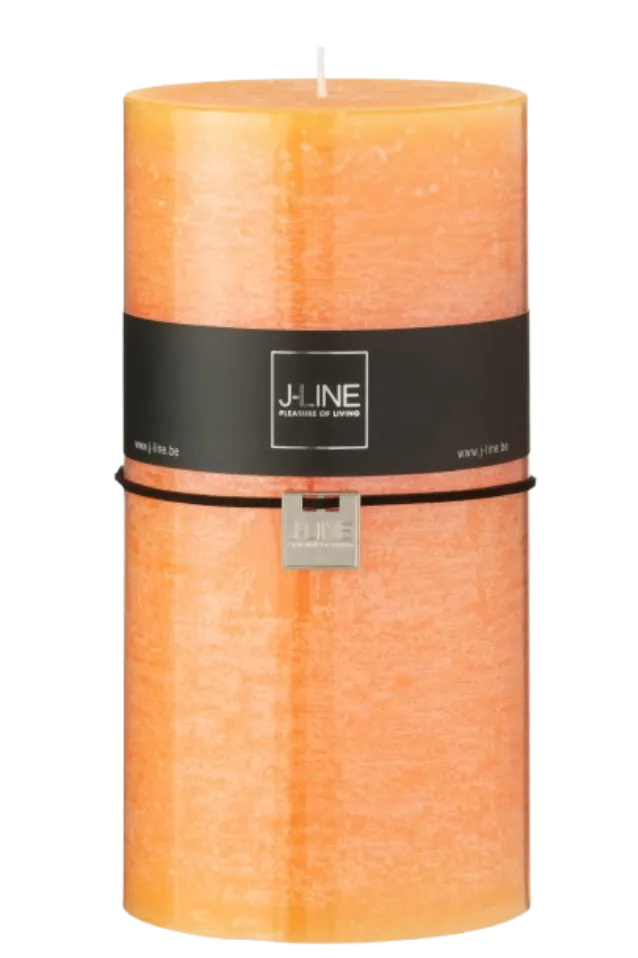 [50672] Bougie orange clair 140H - J-LINE