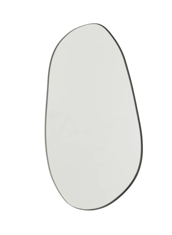 MIROIR MURAL FER/MIROIR NOIR L - J-LINE