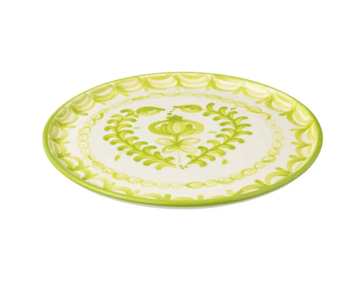 [52102] Plateau GRANADA CER WH/GRE - J-LINE