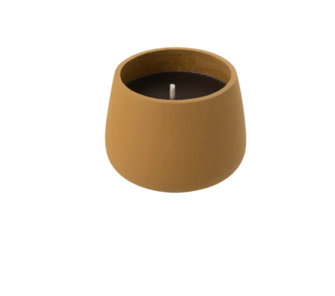 [54589] Bougie exterieure ciment marron clair M - J-LINE