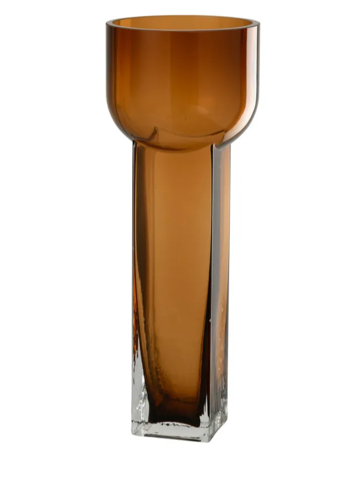 [58071] Vase verre marron L- J-LINE