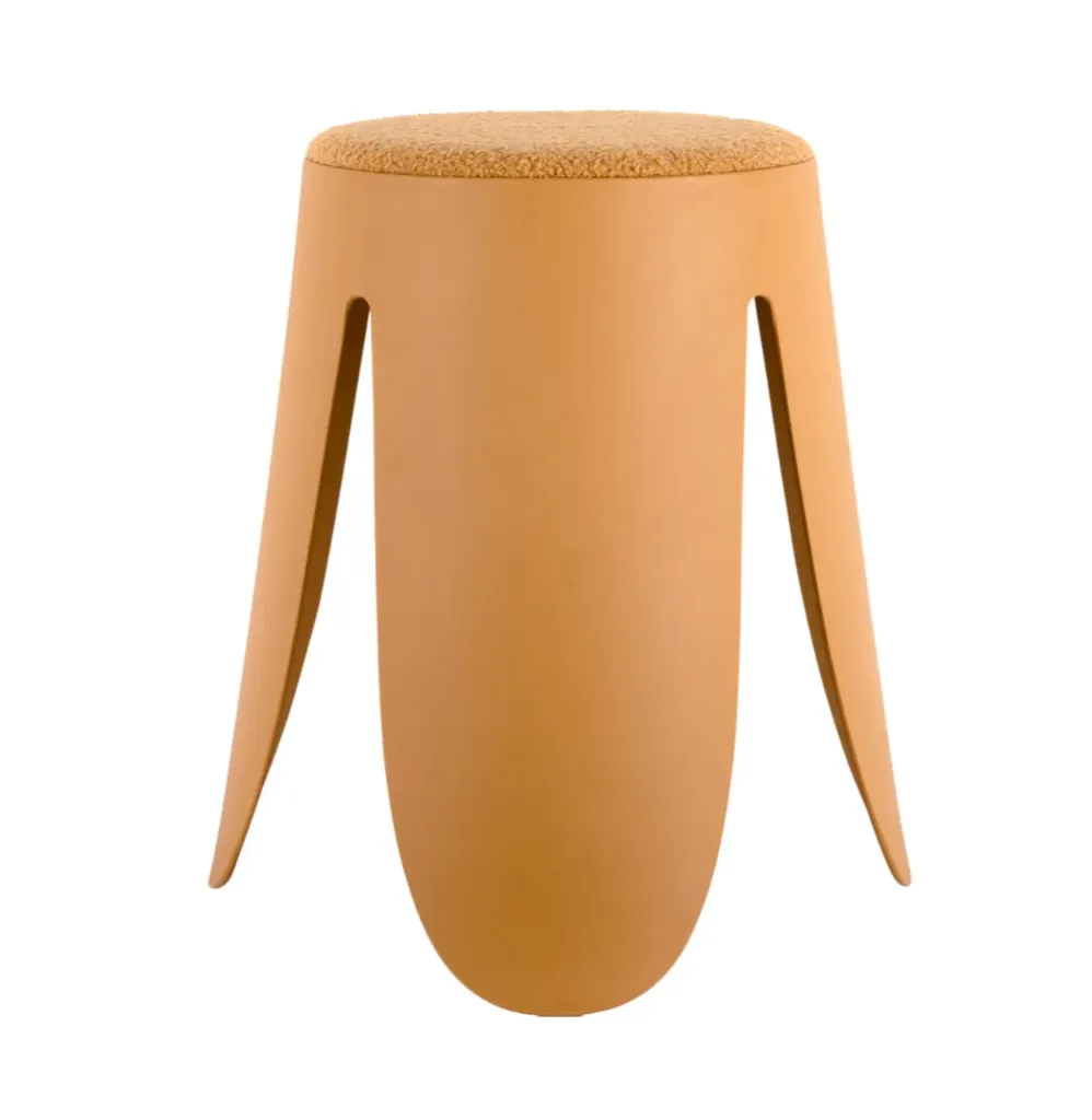 Tabouret ochre yellow-PRESENT TIME