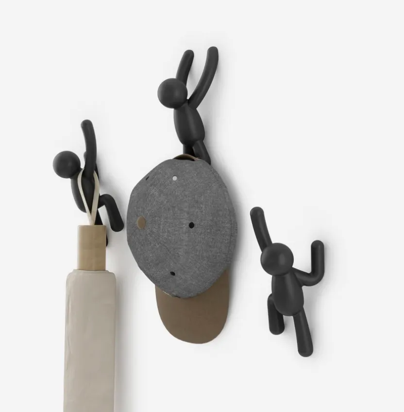 [318165-040] Porte manteau bonhomme x3- UMBRA
