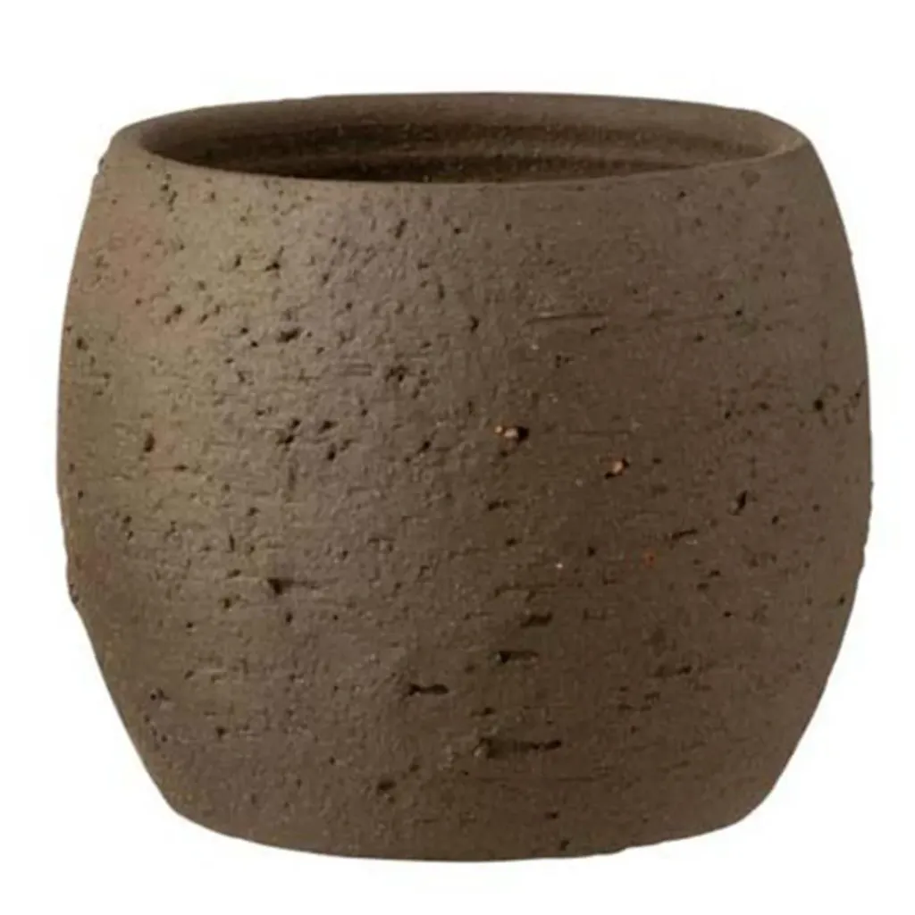 Cachepot marron -M-J-LINE