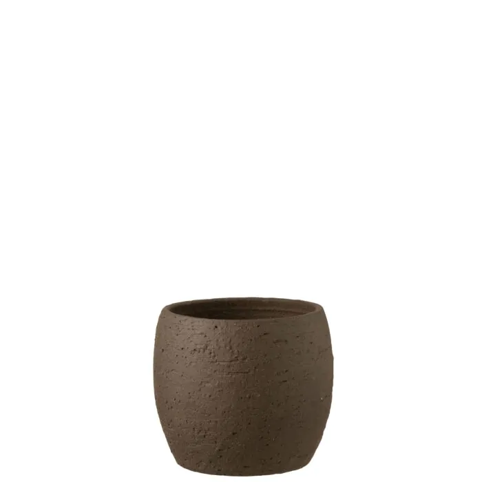 Cachepot marron -XL-J-LINE