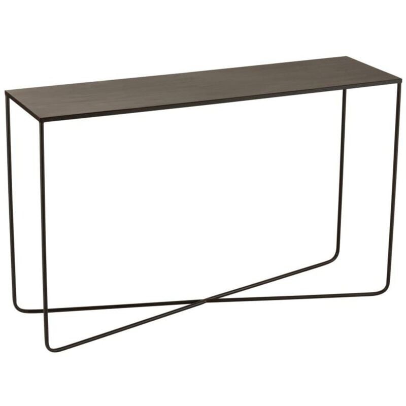 Console metal noir (120x35x75cm) -J-LINE