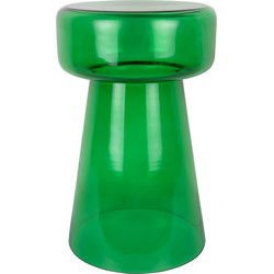 [LM2297GR] Bout de canapé verre vert - PRESENT TIME