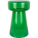 Bout de canapé verre vert - PRESENT TIME
