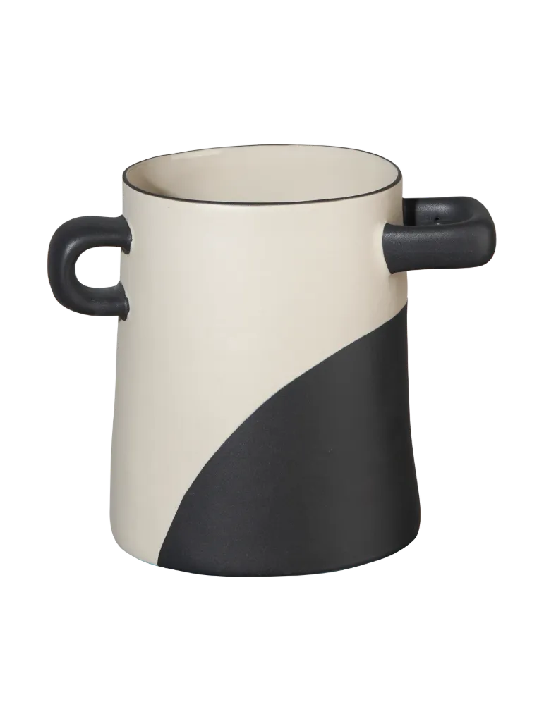 [84801130] Vase noir divisé- ASA