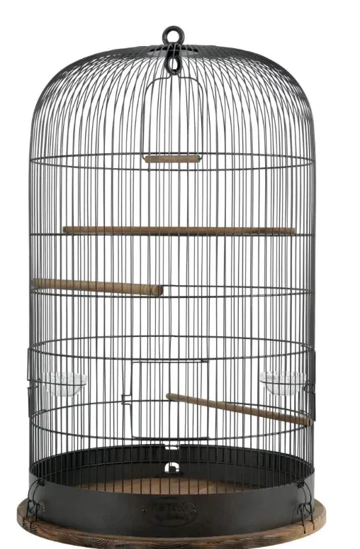 Cage oiseau bambou noir L - SHISHI