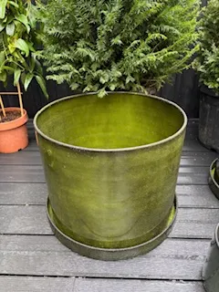 Pot vert algue- 50cm- UPCYCLE