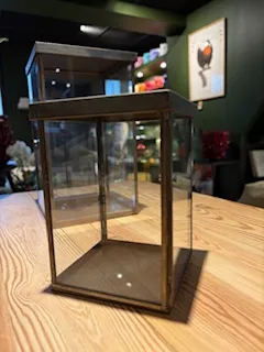 [PM1576-77S] Vitrine laiton taille S 12x12x17cm - MADAM STOLTZ