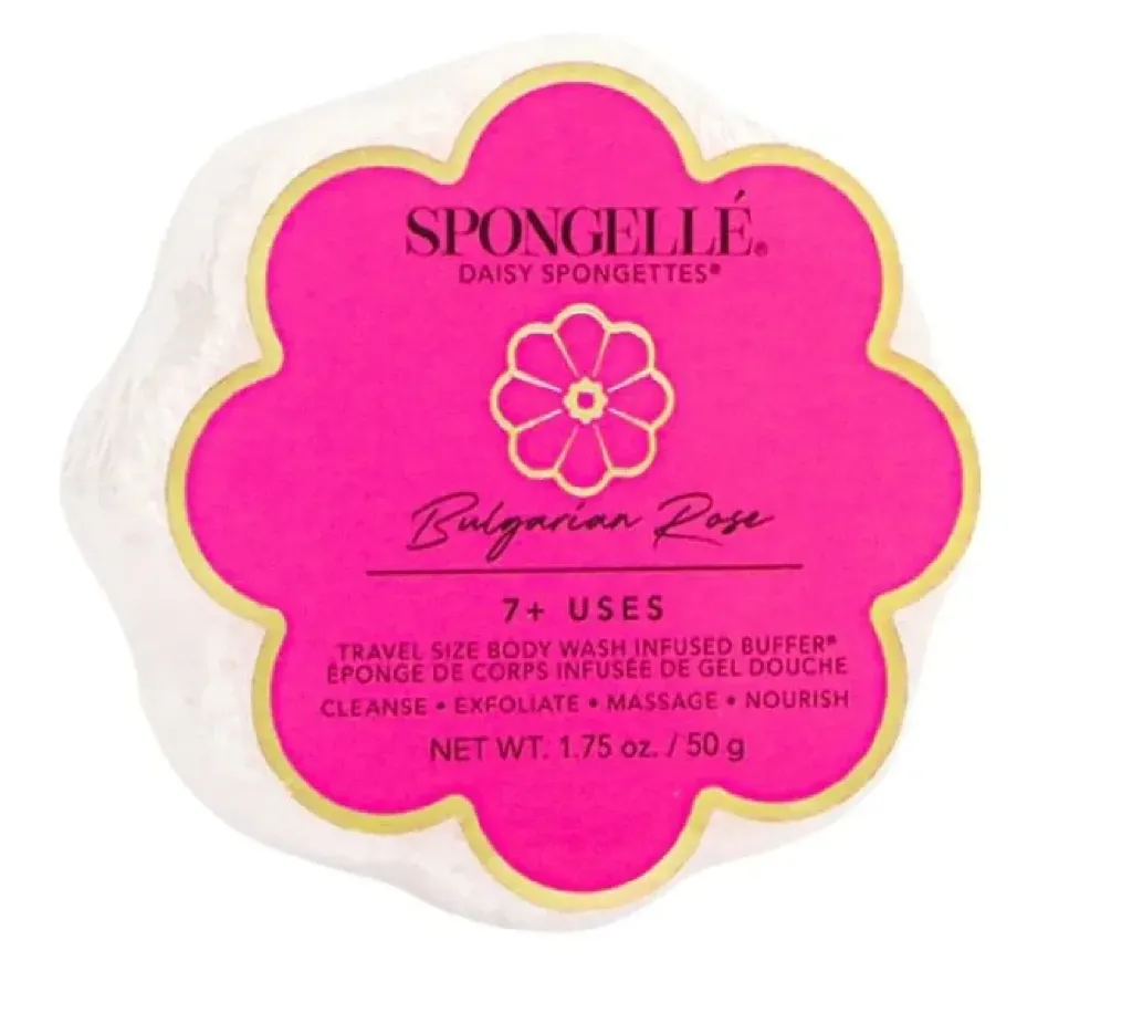 [ASTDCSPGBR] Mini éponge infusée voyage 50g rose de bulgarie - PBI