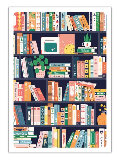 [PUZ-1000-0022] Puzzle 1000P-Book lovers-MAISON JOLIETTE