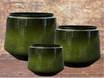 Pot vert algue-42cm-UPCYCLE