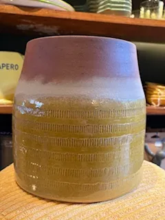 Cachepot lousa moutarde D24 - VEGETAL