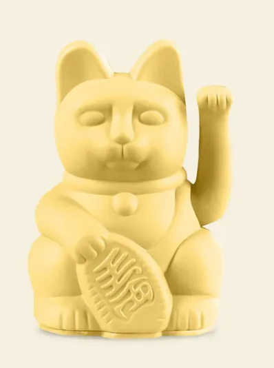 [330543] Lucky cat mini yellow - DONKEY