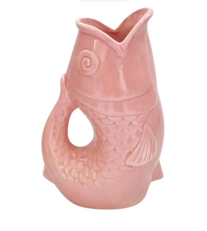 [016497] Vase pichet poisson rose - OPJET PARIS