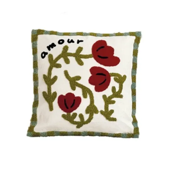 [019104] Coussin influence coquelicot - OPJET PARIS