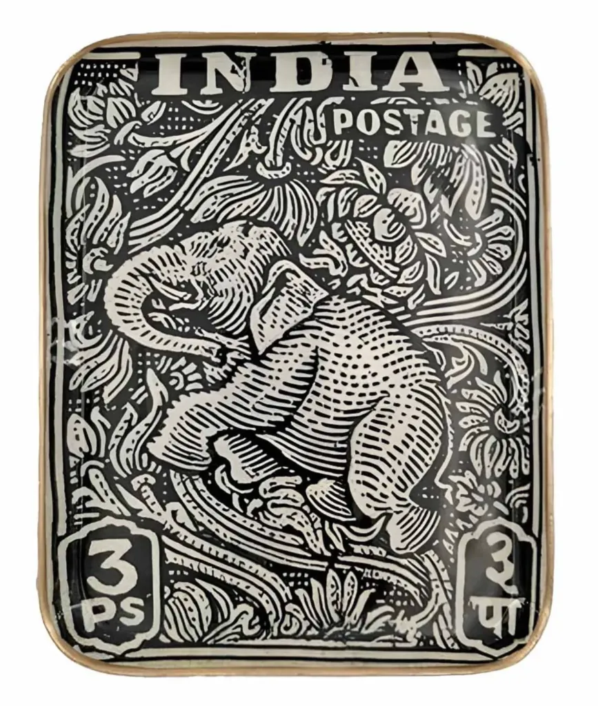 Demi plateau india postage - BONCOEURS