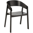 Chaise Naga bois de frêne/corde noire-J-LINE
