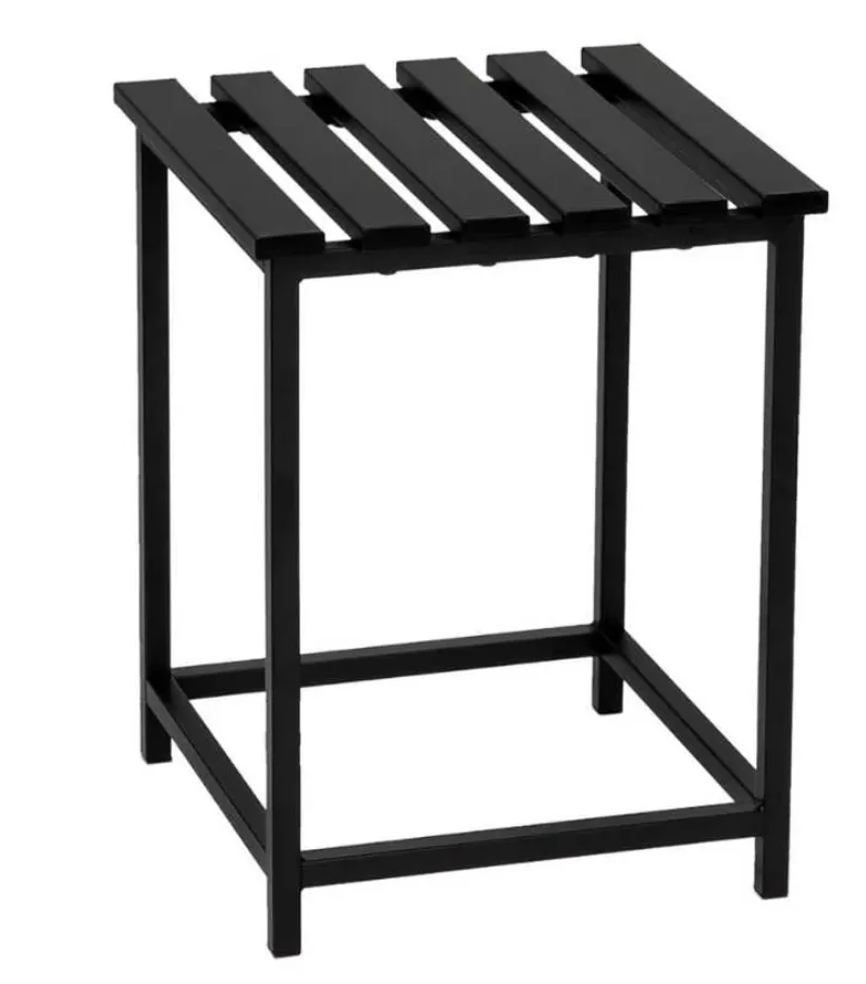 [BA23117] Tabouret métal noir-ANDREA
