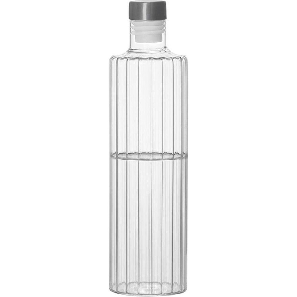 [MS73204] Carafe à rayures verre 1l-ANDREA