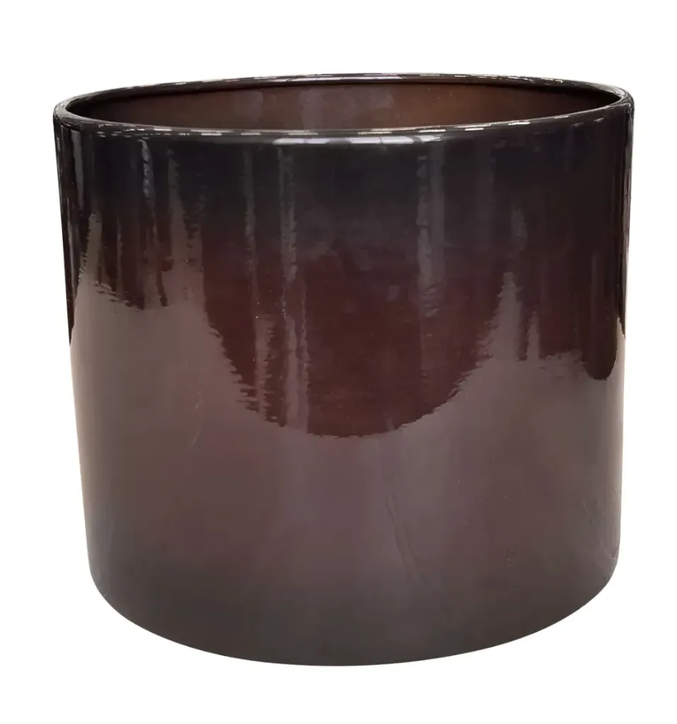 Pot marron -27cm- UPCYCLE