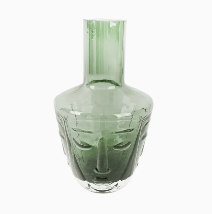 [018580] Carafe visage vert - OPJET PARIS