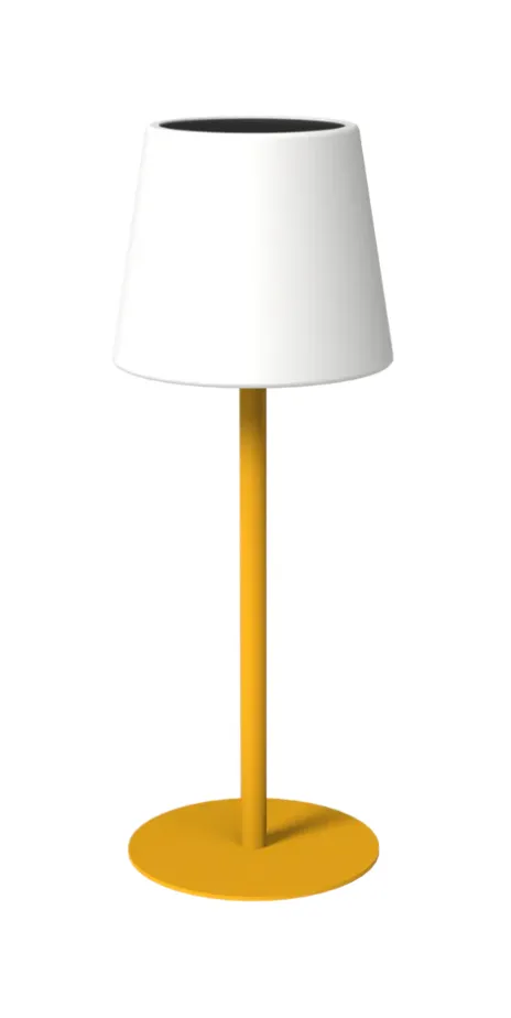 [KFYX06] Lampe solaire arc jaune - KREAFUNK