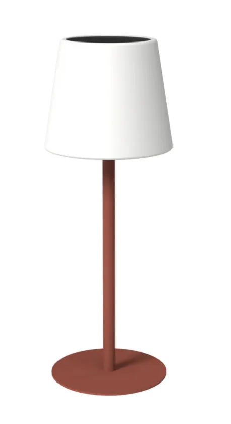 [KFYX03] Lampe solaire arc bordeaux - KREAFUNK