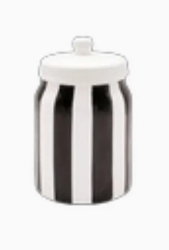 Boite pot rayure noir - OPJET PARIS