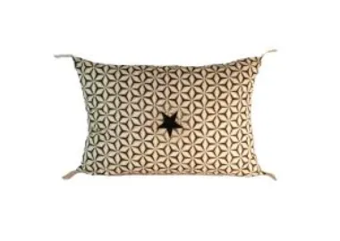 [GT-3624-ST-C/4] Coussin 40x60 STARS CARBONE - BONCOEURS