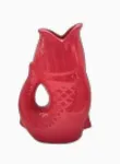 [018192] Vase pichet poisson rouge - OPJET PARIS