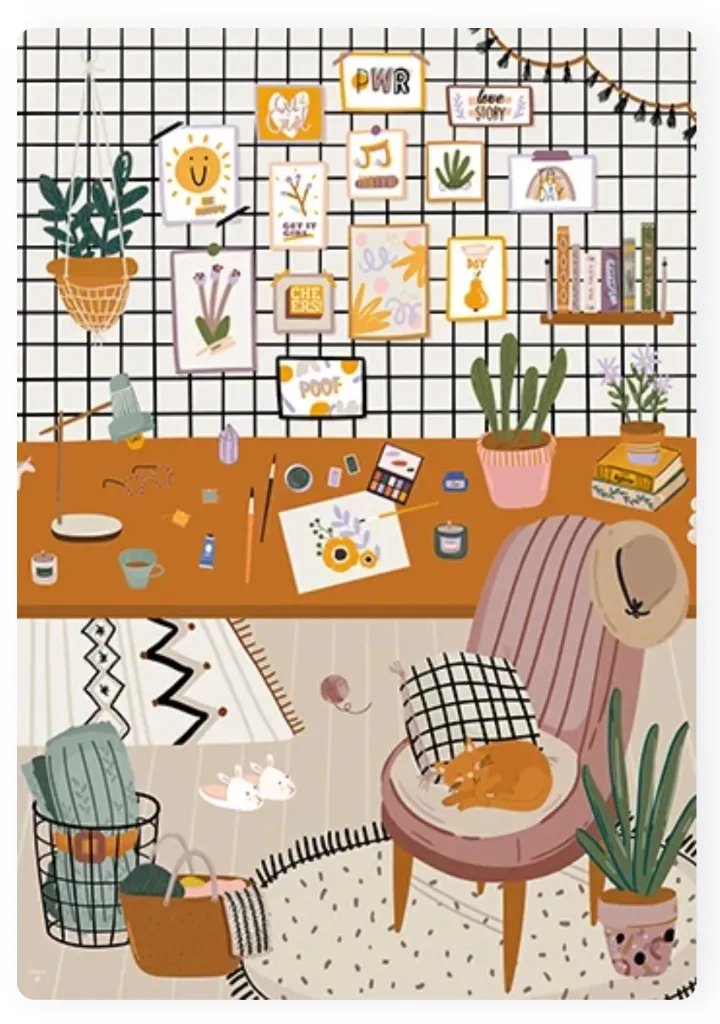 Puzzle 1000P - L'atelier - MAISON JOLIETTE