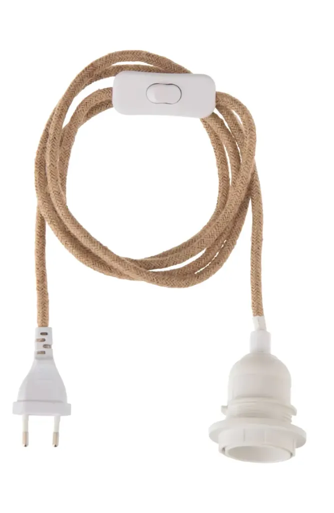 [59086] Douille en jute beige 200cm - J-LINE