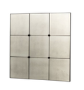 Miroir antique carreaux 90x90cm - J-LINE