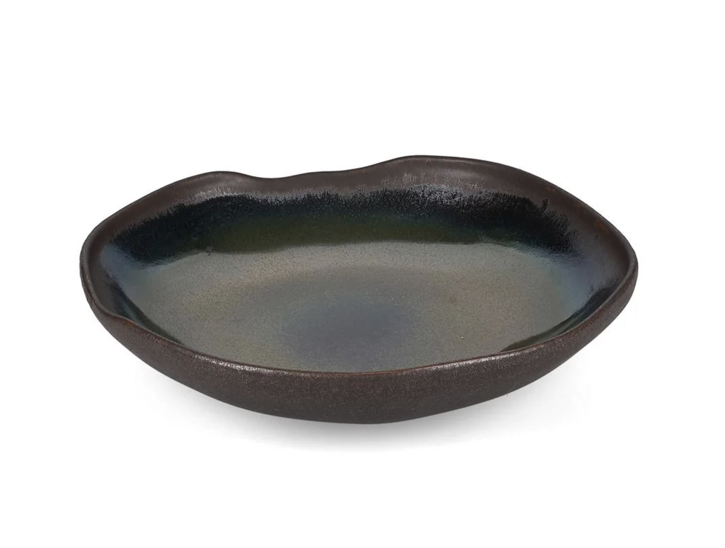 [301036] Assiette creuse marron - ATELIER EUROPE