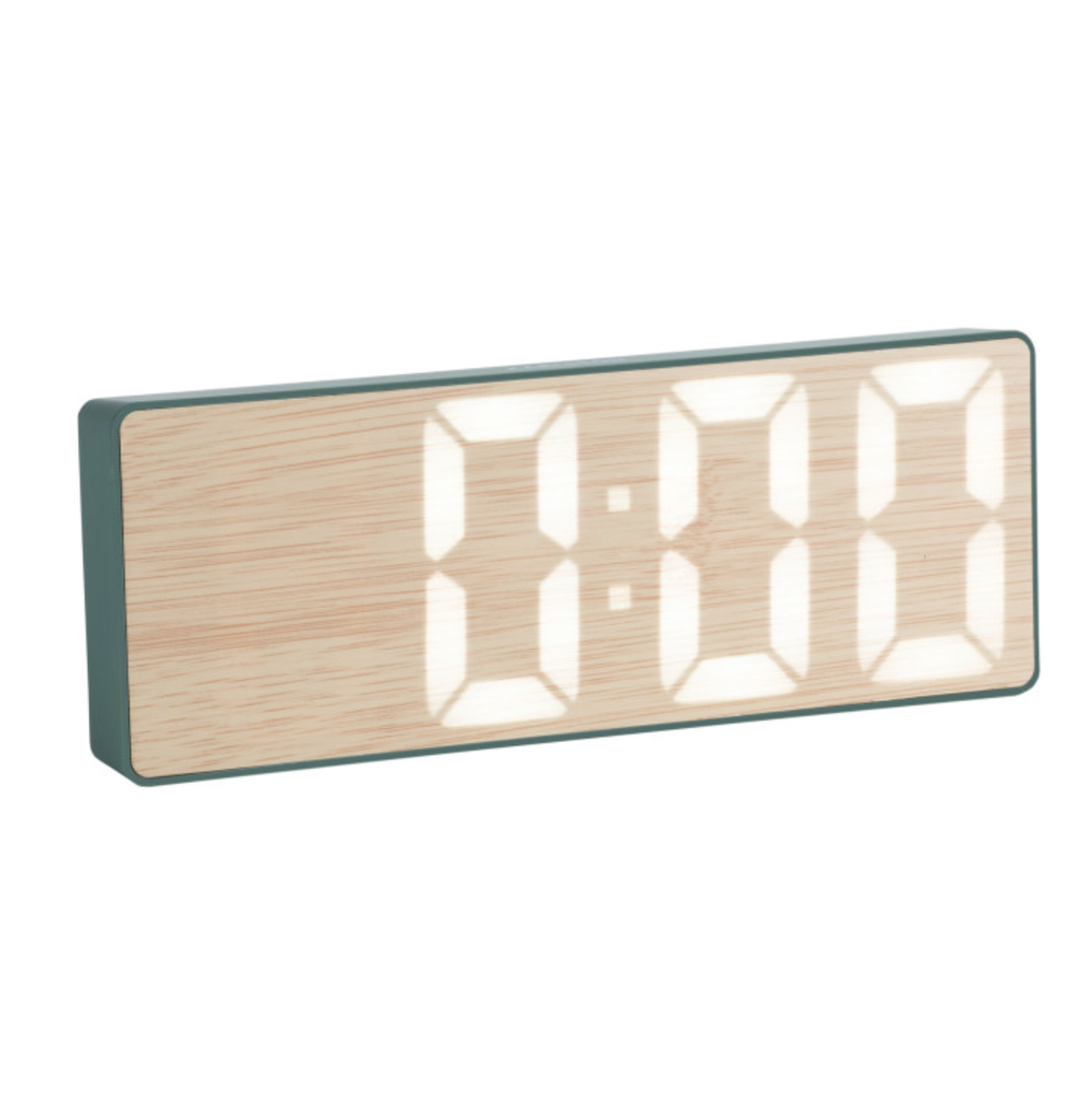 [KA6153GR] Reveil LED Bondone Flat - PRESENT TIME