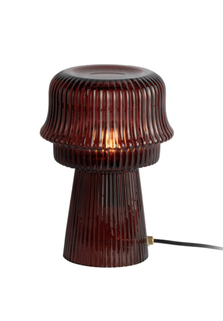 [LM2245RD] Lampe Cadiz Corded bordeaux - PRESENT TIME