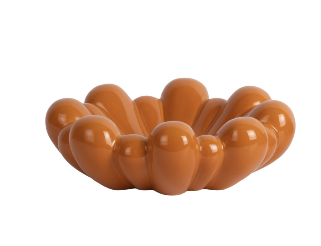 [PT4475OR] Bol catania flower orange - PRESENT TIME